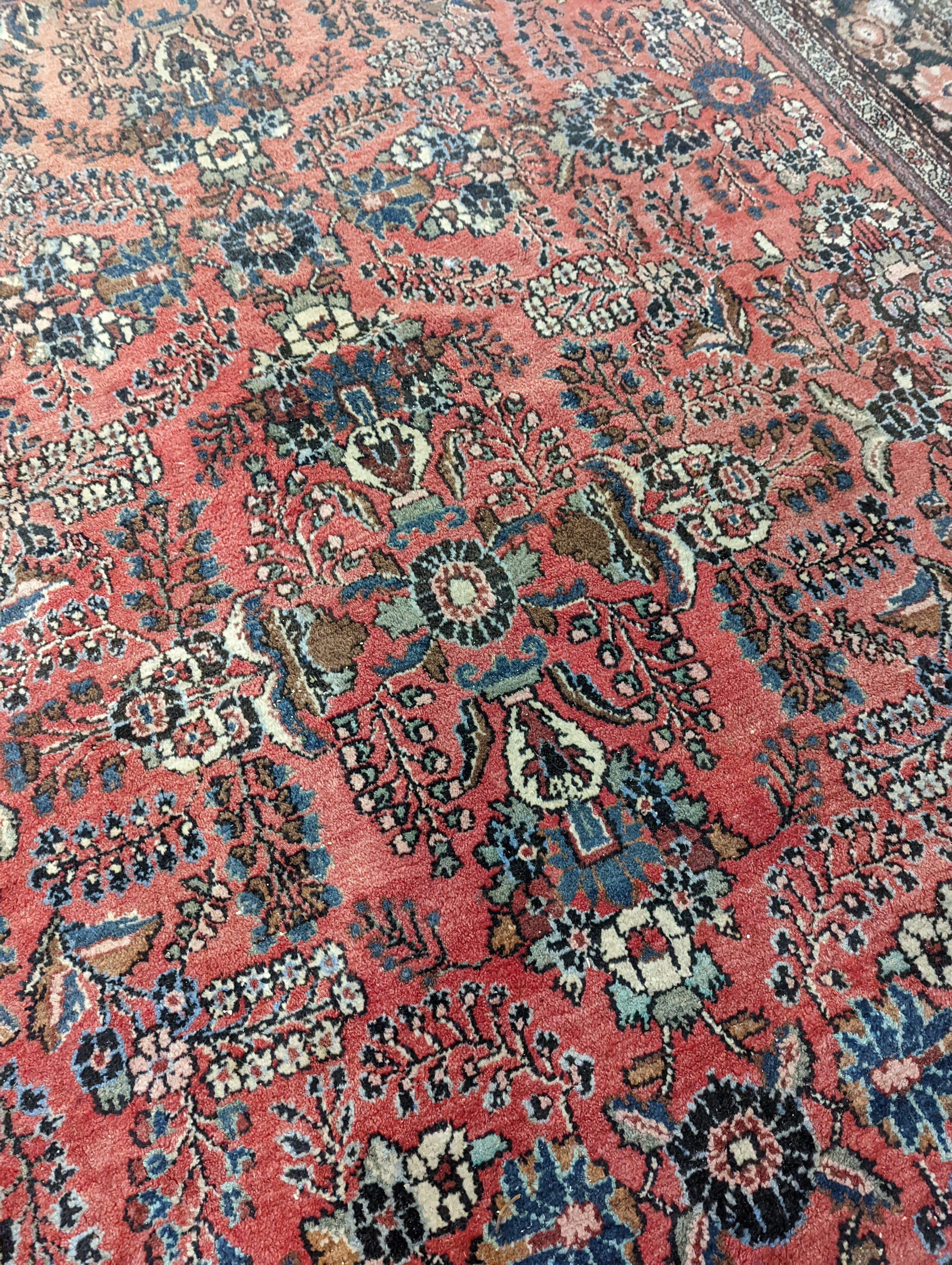 A Mahal red ground carpet, 320 x 270cm